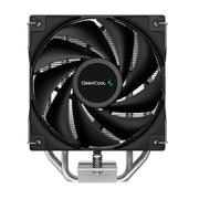 DeepCool AG400 Fan CPU Cooler, Universal Socket, High Efficiency 120mm PWM Cooling Black Fan, 2000RPM, 4 Heat Pipes, 220W Heat Dissipation Power, Unique Matrix Fin Design, Intel LGA 1700 Bracket Included - IT Supplies Ltd