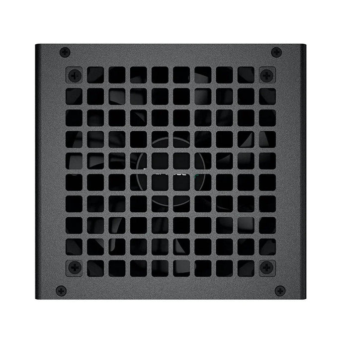 DeepCool PF600 600W Power Supply Unit, 120mm Silent Hydraulic Bearing Fan, 80 PLUS White, Non Modular, UK Plug, Flat Black Cables - IT Supplies Ltd