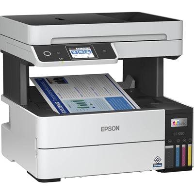 Epson EcoTank ET-5170 C11CJ88401 Inkjet Printer, Multifunction, A4, Wifi, Ethernet, ADF, Fax, LCD Touchscreen - IT Supplies Ltd
