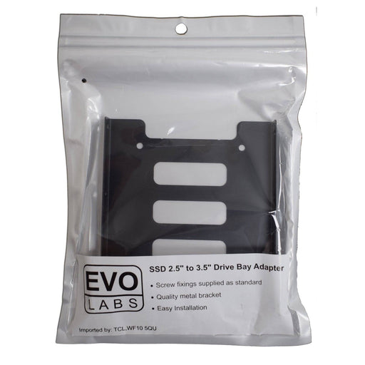 Evo Labs 2.5 INCH to 3.5 INCH Single Internal Drive Bay Adapter, Metal, for 2.5 INCH SSD/HDD - IT Supplies Ltd