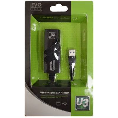 Evo Labs Gigabit USB 3.0 to Ethernet Adapter - IT Supplies Ltd