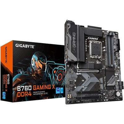 Gigabyte B760 GAMING X DDR4 Motherboard, Intel Socket 1700, 12th/13th Gen, 3 x PCIe 4.0 M.2, ATX, Front USB Type C, 2.5GbE LAN, HDMI, DisplayPort, Smart Fan 6, Q-Flash Plus - IT Supplies Ltd