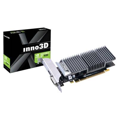 Inno3D Nvidia GeForce GT 1030 2GB GDDR5 Low Profile DVI/HDMI Fanless Graphics Card - IT Supplies Ltd