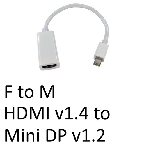 Mini DisplayPort (M) to HDMI (F) White OEM Converter Adapter - IT Supplies Ltd