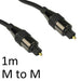 TOSLINK Digital Optical (M) to Digital Optical (M) 1m OEM Cable - IT Supplies Ltd