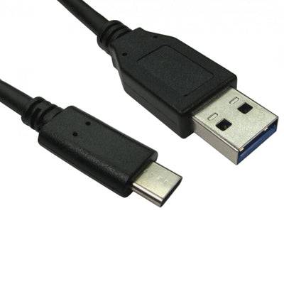 USB Type-C Data Cable, USB 3.1 Type-A (M) to USB 3.1 Type-C (M), 2m, Black - IT Supplies Ltd