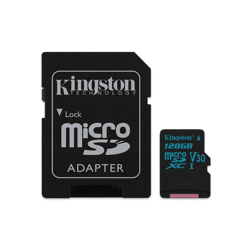 Kingston Canvas Select 128GB Micro SD UHS-I Flash Card with Adapter - IT Supplies Ltd