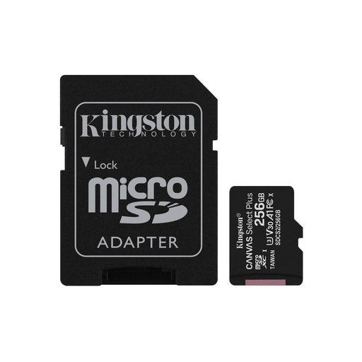 Kingston Canvas Select Plus 256GB Micro SD UHS-I Flash Card - IT Supplies Ltd