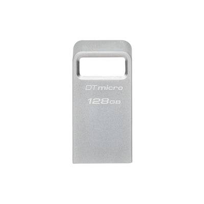 Kingston DTMC3G2/64GB 128GB DataTraveler Micro USB Flash Drive, USB 3.2, Metal Casing, Up to 200MB/s - IT Supplies Ltd