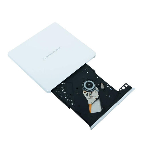 Hitachi-LG GP60NW60 8x DVD-RW USB 2.0 White Slim External Optical Drive - IT Supplies Ltd