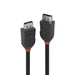 LINDY 36492 Black Line DisplayPort Cable, DisplayPort 1.2 (M) to DisplayPort 1.2 (M), 3m, Black &amp; Red, Supports UHD Resolutions up to 4096x2160@60Hz, Triple Shielded Cable, Corrosion Resistant Copper 30AWG Conductors, Retail Polybag Packaging - IT Supplies Ltd