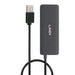 LINDY 42986 4 Port USB Hub, 4 x USB 2.0 Type-A (F) Ports, Supports Data Transfer Rates of up to 480 Mbps, Plug and Play Installation, USB Bus-Powered with DC Socket for External Power Supply - IT Supplies Ltd
