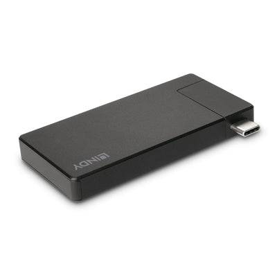 LINDY 43336 USB-C Laptop Micro Docking Station with 1 x HDMI (F) 1 x USB Type-A (F) & USB Type-C - IT Supplies Ltd