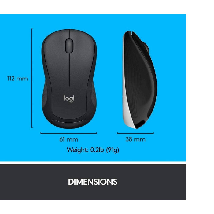 Logitech MK540 Advanced Wireless Keyboard and Mouse Combo for Windows for PC, Laptop - IT Supplies Ltd