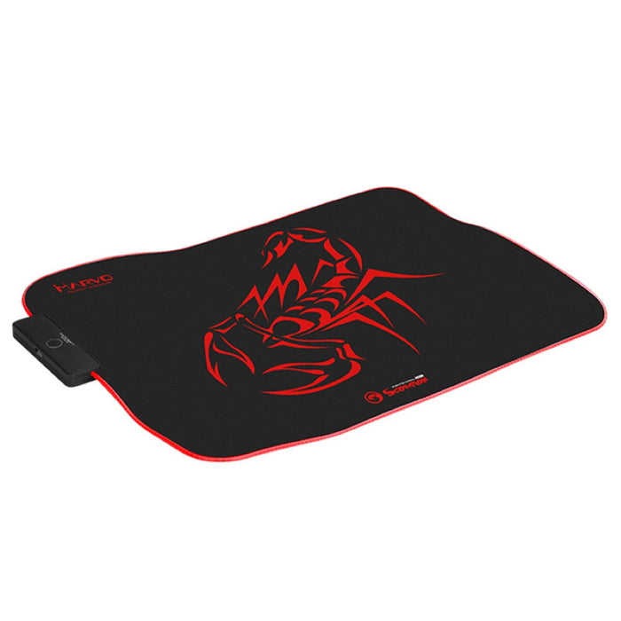 Marvo MG08 Gaming Mouse Pad 7 Colour LED with 3 RGB Effects 350 x 250 x 4mm - IT Supplies Ltd
