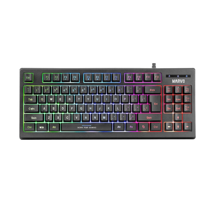 Marvo K607 Wired USB LED Gaming Keyboard UK Layout - IT Supplies Ltd