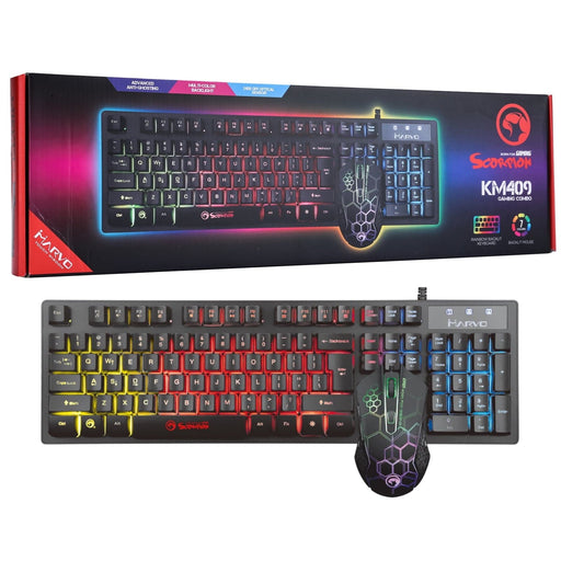 Marvo KM409 Gaming Keyboard and Mouse Bundle - IT Supplies Ltd