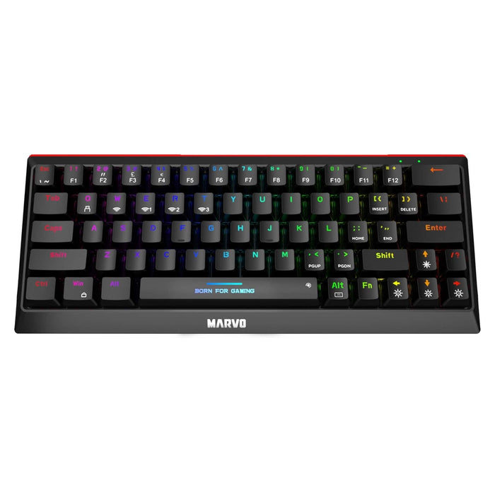 Marvo Scorpion KG962W-UK Wireless Mechanical Gaming Keyboard with Red Switches - IT Supplies Ltd
