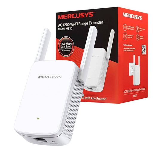 Mercusys ME30 AC1200 Wi-Fi Range Extender (UK Plug) - IT Supplies Ltd