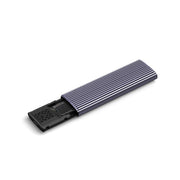 Netac M.2 NVMe/SATA External Enclosure, USB3.1, Aluminium, 10Gbps, USB C to C, USB C to A - IT Supplies Ltd