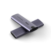 Netac M.2 NVMe/SATA External Enclosure, USB3.1, Aluminium, 10Gbps, USB C to C, USB C to A - IT Supplies Ltd