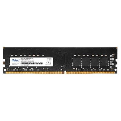 Netac NTBSD4P32SP-16 16GB DIMM System Memory, DDR4, 3200MHz, 1 x 16GB, 288 Pin, 1.35v, CL16-20-20-40 - IT Supplies Ltd