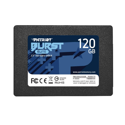 Patriot Elite 120GB 2.5 Inch SSD Sata 3 Interface 3 Year Warranty - IT Supplies Ltd