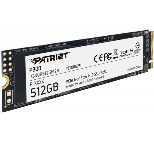 Patriot P300 512GB M.2 2280 PCIe NVMe SSD - IT Supplies Ltd