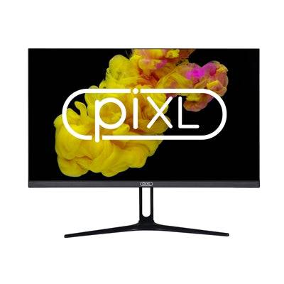 piXL PX24IVHF 24 Inch Widescreen LCD Frameless Monitor, 5ms Response Time, 75Hz Refresh Rate, Full HD 1920 x 1080, VGA, HDMI, Internal PSU, 16.7 Million Colour Support, Black Finish - IT Supplies Ltd