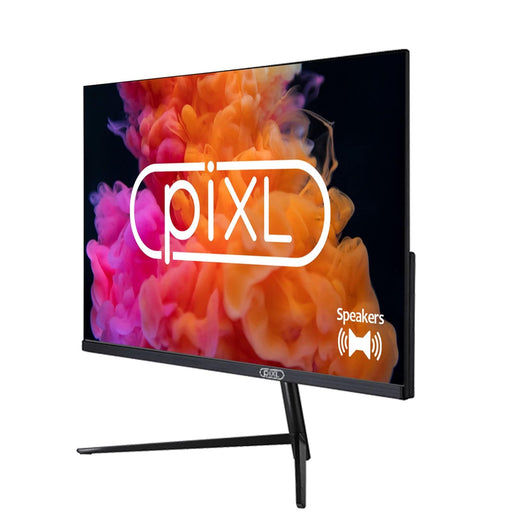 piXL PXD24VH 24" Frameless Monitor, Widescreen, 5ms Response Time, Full HD 1920 x 1200, VGA, HDMI, Internal PSU, Speakers, Black Finish - IT Supplies Ltd