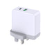 Prevo QC72 USB Type-C & USB Type-A Fast Charge Mains Charger with Qualcomm Quick Charge 3.0 for Laptops, Ultrabooks, Chromebooks, iPads, MacBooks, Smartphones, Tablets, Mobile Devices, Action Cameras, DSLRs - IT Supplies Ltd