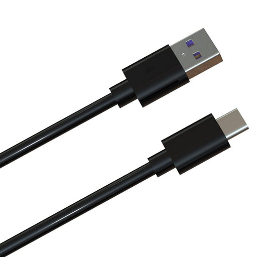Prevo USBA-USBC-2M Data Cable, USB 2.0 Type-C (M) to USB 2.0 Type-A (M), 2m, Black - IT Supplies Ltd