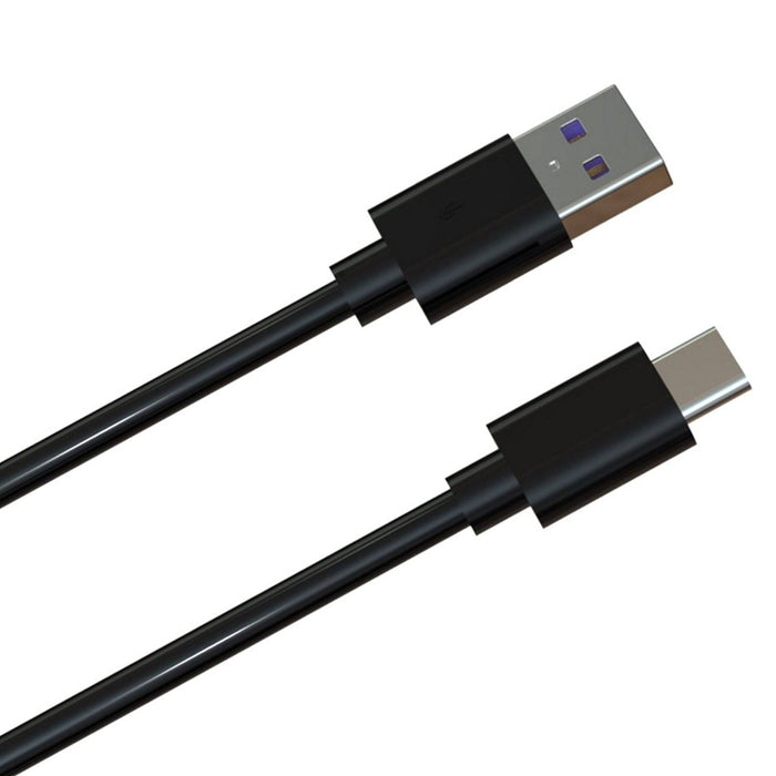Prevo USBA-USBC-2M Data Cable, USB 2.0 Type-C (M) to USB 2.0 Type-A (M), 2m, Black - IT Supplies Ltd