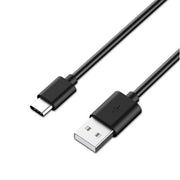 Prevo USBA-USBC-2M Data Cable, USB 2.0 Type-C (M) to USB 2.0 Type-A (M), 2m, Black - IT Supplies Ltd
