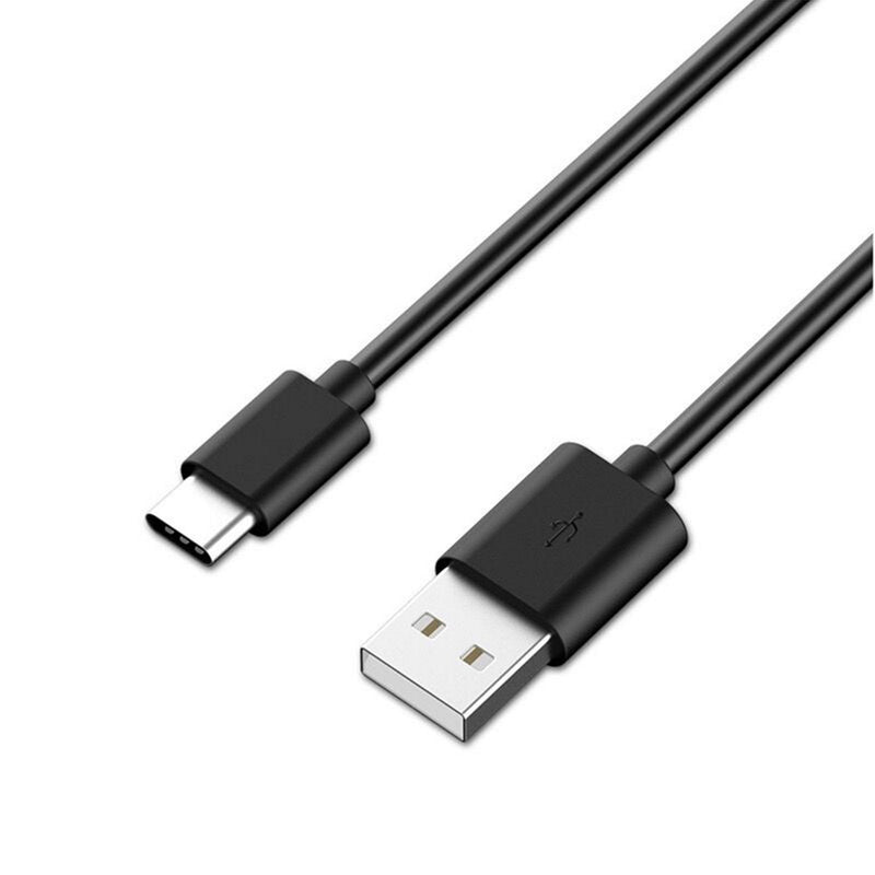 Prevo USBA-USBC-2M Data Cable, USB 2.0 Type-C (M) to USB 2.0 Type-A (M), 2m, Black - IT Supplies Ltd