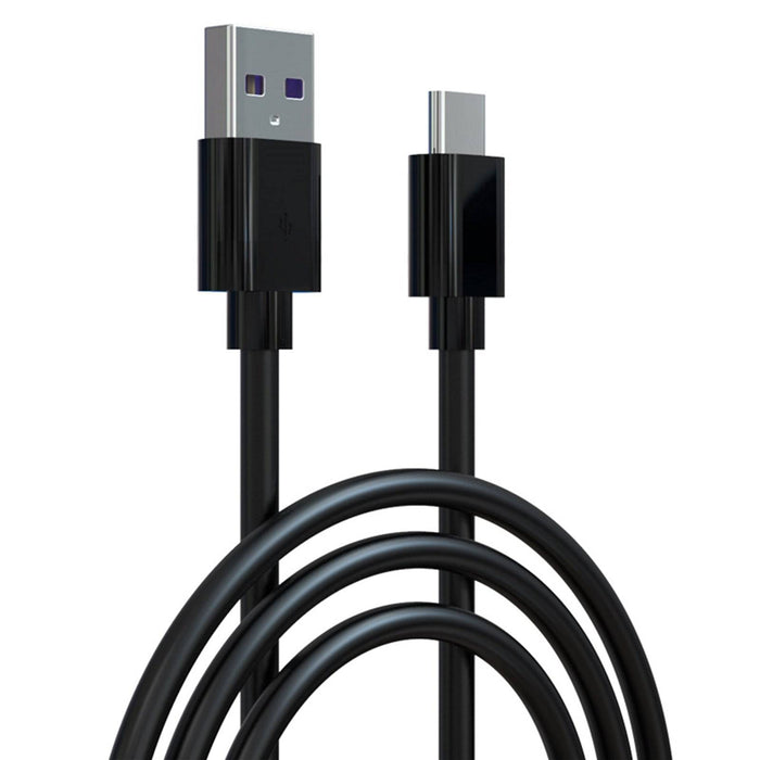 Prevo USBA-USBC-2M Data Cable, USB 2.0 Type-C (M) to USB 2.0 Type-A (M), 2m, Black - IT Supplies Ltd