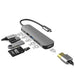Prevo C605A USB Type-C 6-In-1 Hub with HDMI SD and TF Card Reader - IT Supplies Ltd