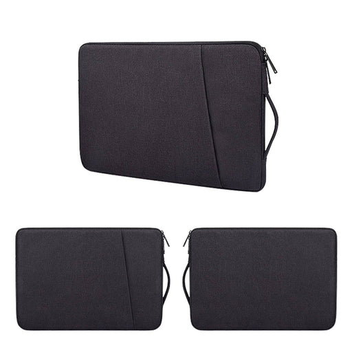 Prevo 14 Inch Laptop Sleeve, Side Pocket, Cushioned Lining, Black - IT Supplies Ltd