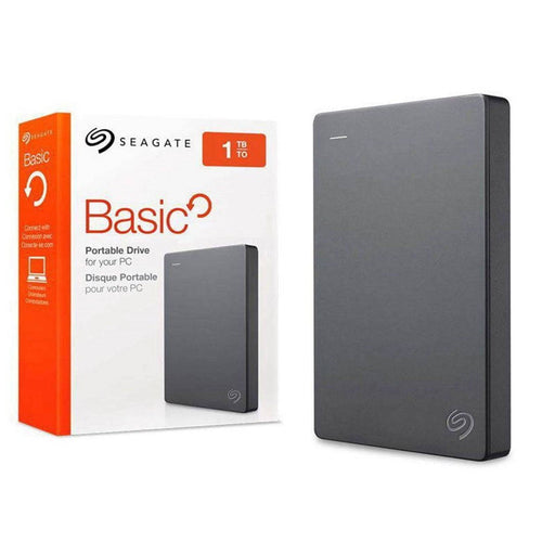 Seagate Basic 1TB USB 3.0 Black 2.5" Portable External Hard Drive - IT Supplies Ltd