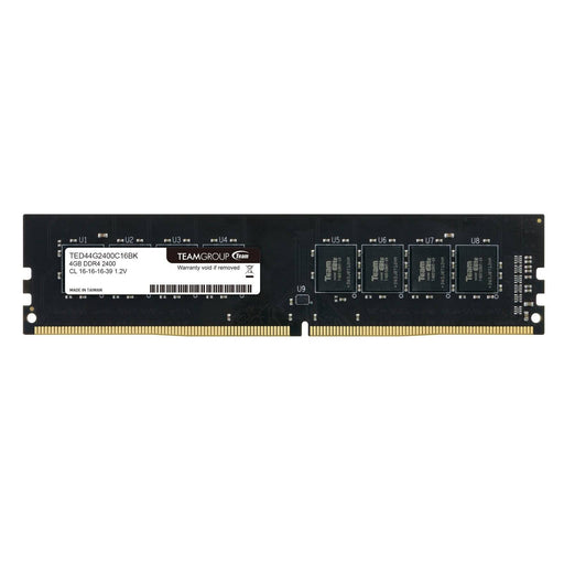 Team Elite 4GB No Heatsink (1 x 4GB) DDR4 2400MHz DIMM System Memory - IT Supplies Ltd