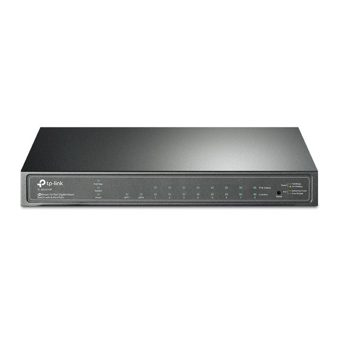 TP-Link TL-SG2210P JetStream 10-Port Gigabit Smart Switch with 8-Port PoE+ - IT Supplies Ltd