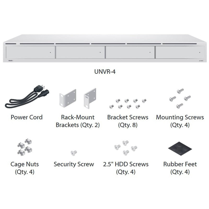 Ubiquiti UNVR UniFi Protect 4 Bay Network Video Recorder - IT Supplies Ltd