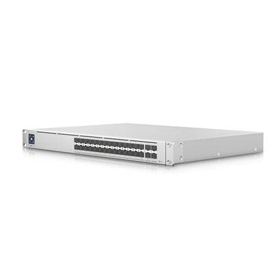 Ubiquiti USW-PRO-AGGREGATION UniFi Switch Pro Aggregation, 28x 10G SFP+ Ports, 4x 25G SFP28+ Ports, 760 Gbps Switching, 565.44 Mbps Forwarding, 380 Gbps Non-Blocking Throughput - IT Supplies Ltd