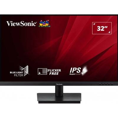 Viewsonic VA3209-MH 32 Inch IPS Frameless Monitor, 75Hz, 4ms, VGA, HDMI, HD, Full HD 1080p, Built-In Speakers, VESA - IT Supplies Ltd